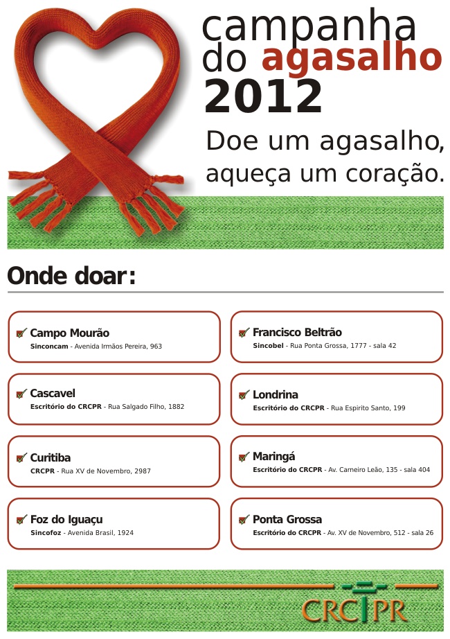 campanha do agasalho