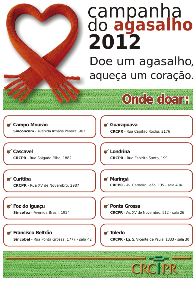 campanha do agasalho