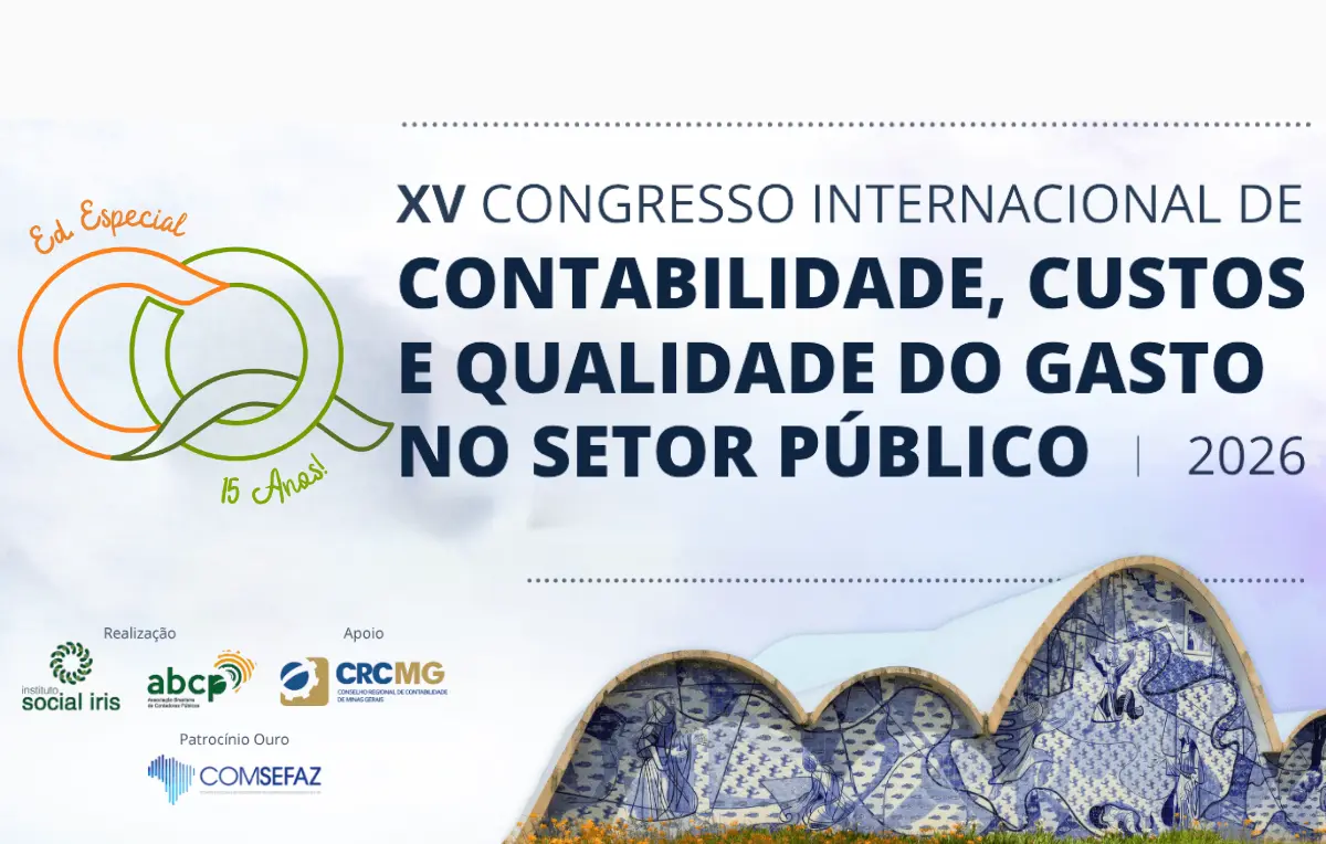 Gestão de recursos públicos será tema do 15° Congresso Internacional de Contabilidade, Custos e Qualidade do Gasto no Setor Público
