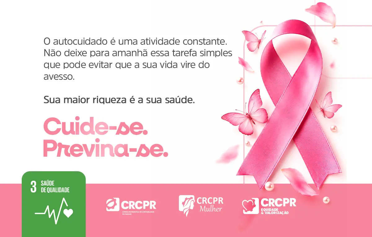 Outubro Rosa: Comissão CRCPR Mulher promove evento sobre saúde feminina e prevenção