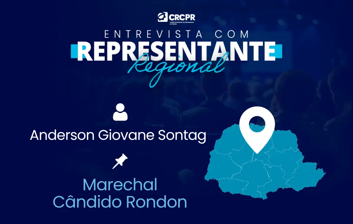 Conheça mais sobre o representante do CRCPR em Marechal Cândido Rondon, Anderson Giovane Sontag