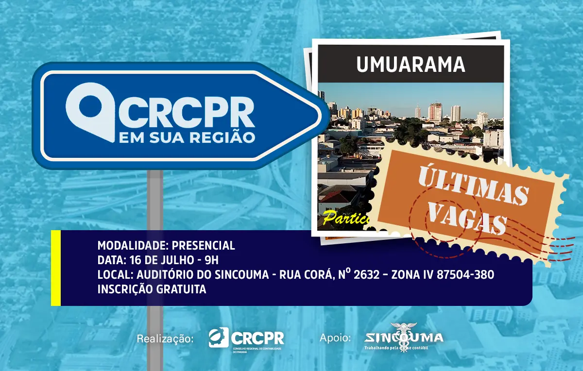 Nesta semana, CRCPR em Sua Região reúne especialistas para debater ESG, Reforma Tributária e Inteligência Artificial 