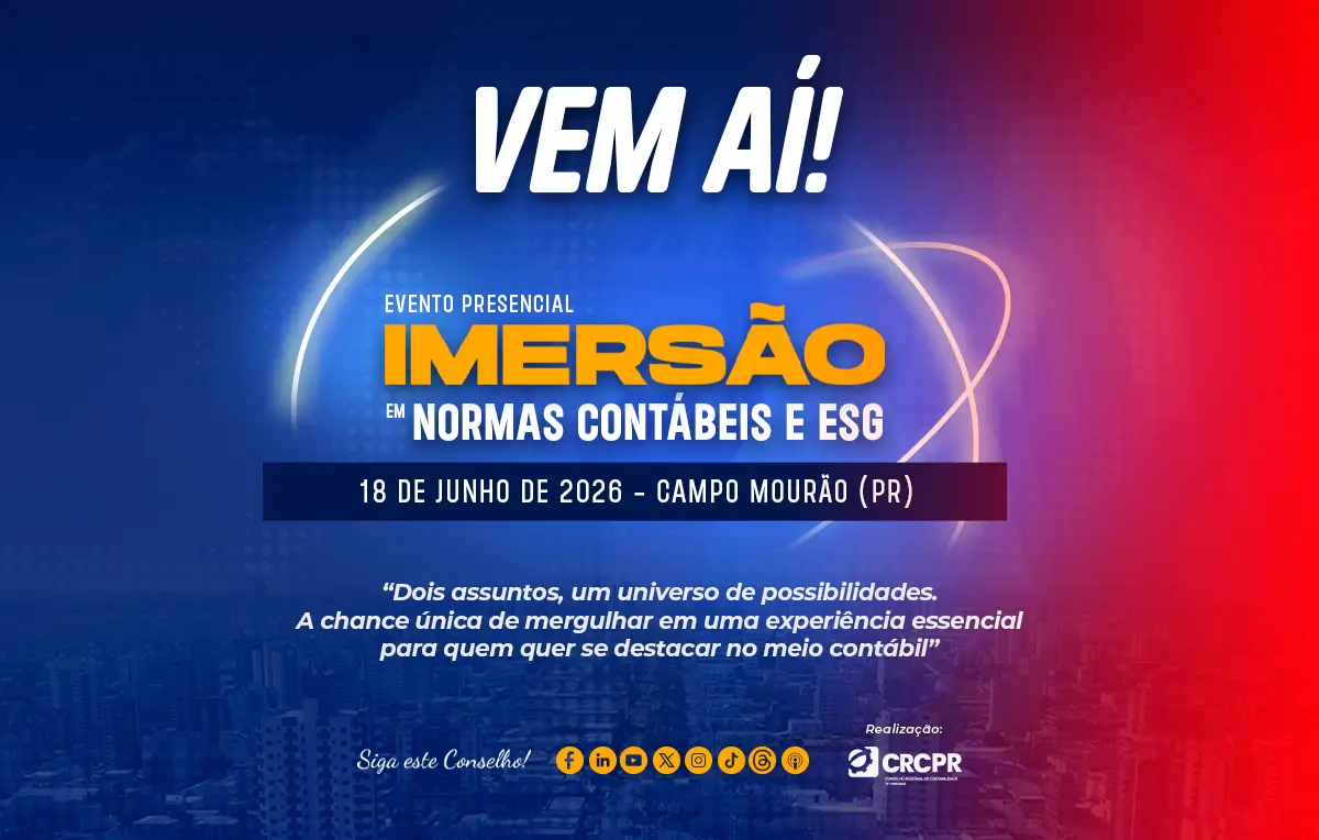 "Imersão em Normas Contábeis e ESG" terá nova edição em Campo Mourão