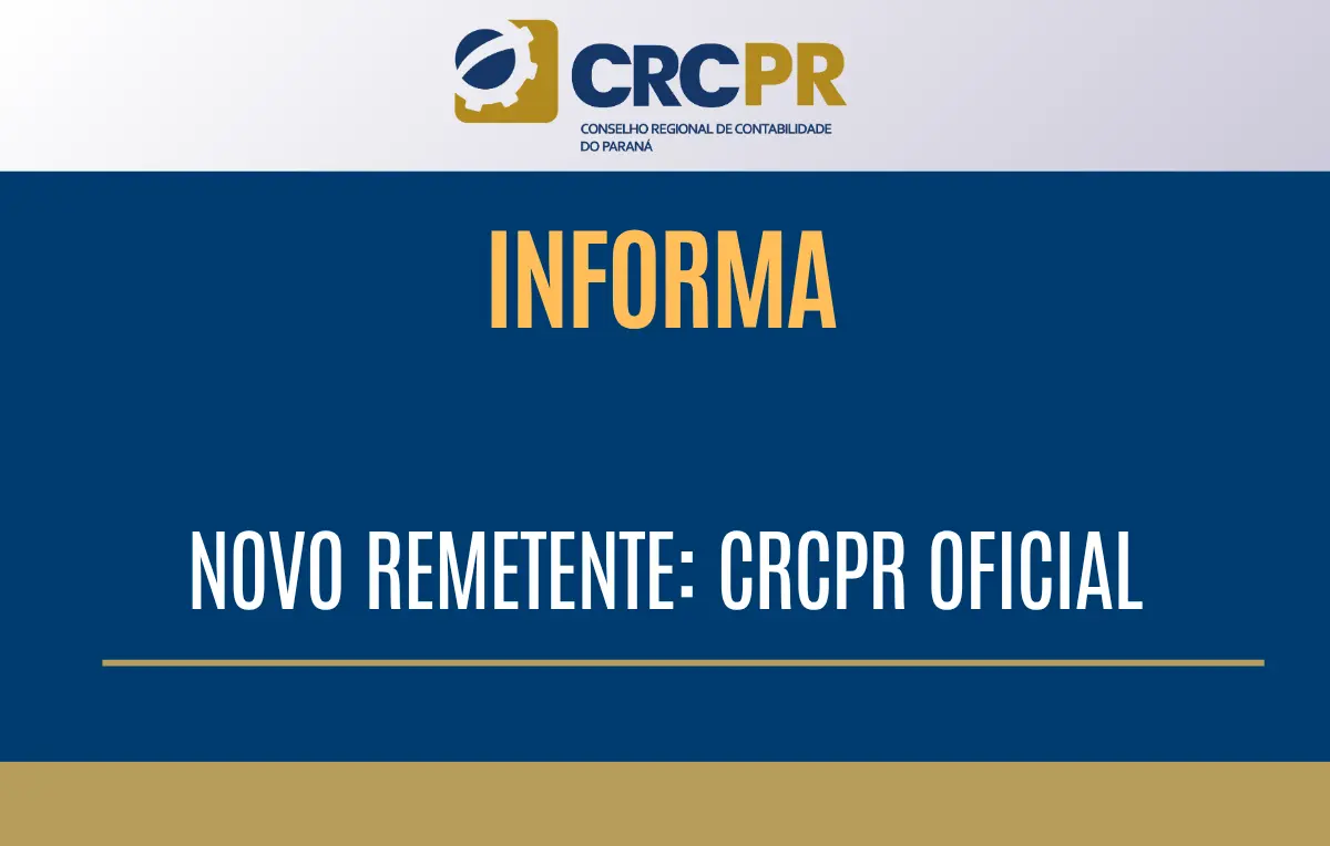 CRCPR Oficial é o novo e-mail para informativos, comunicados oficiais e divulgação de cursos e eventos