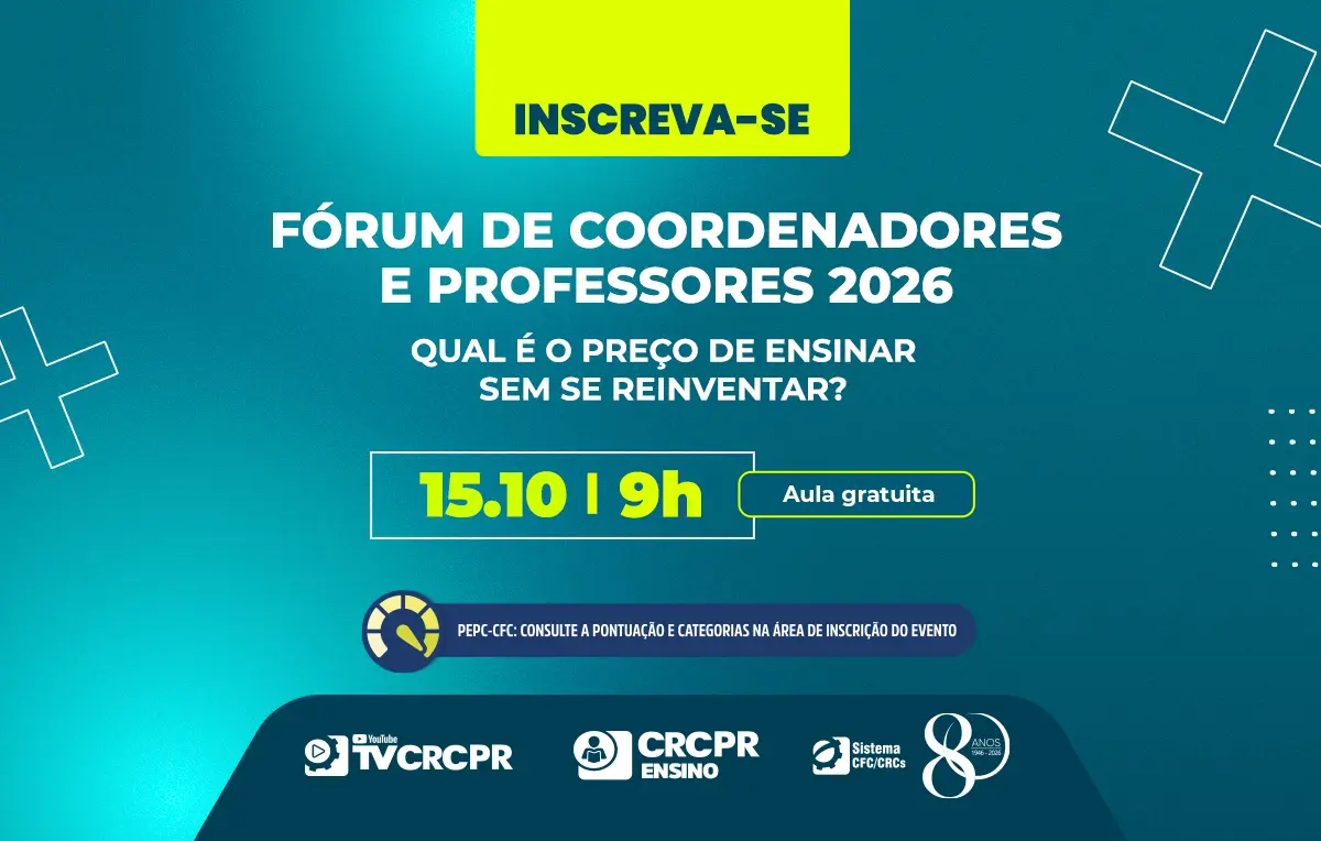 Vem aí o Fórum de Coordenadores e Professores 2026!