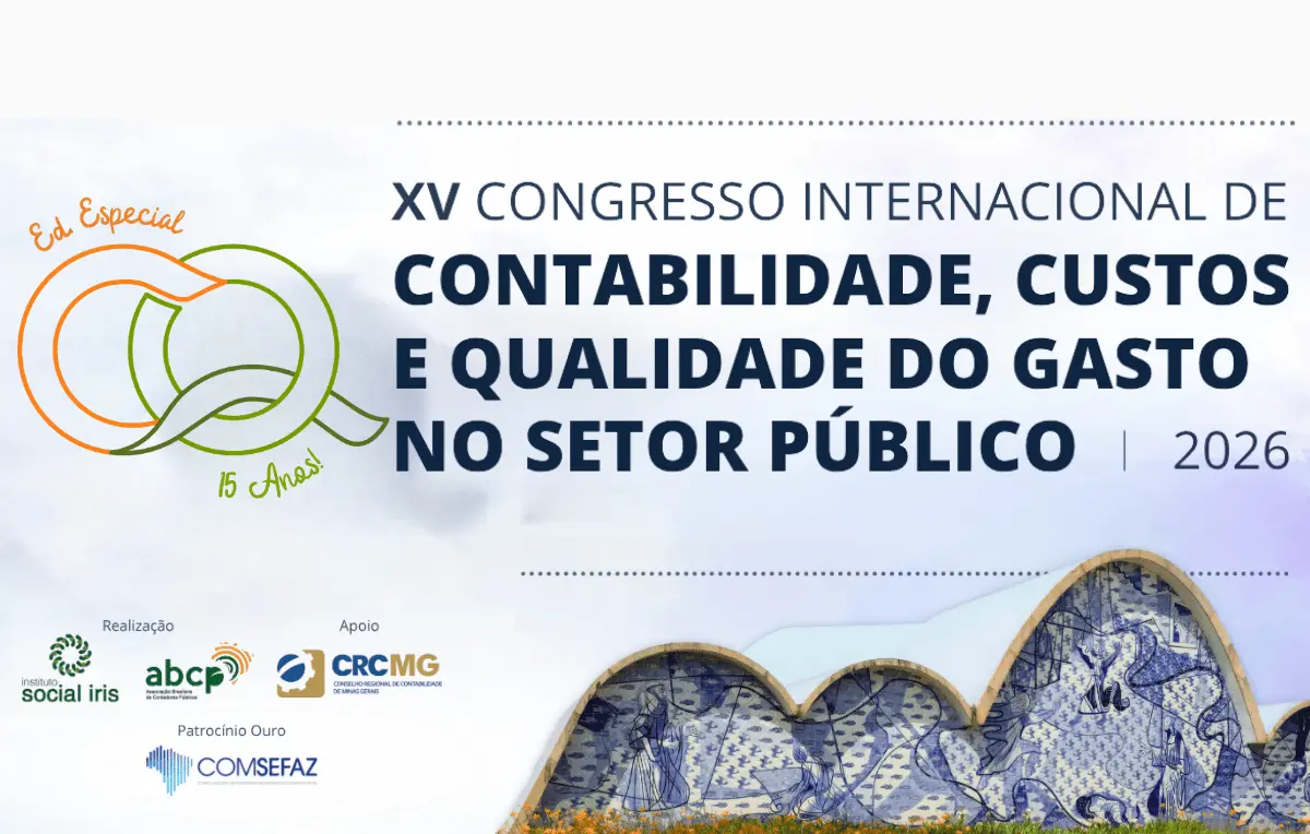 15° Congresso Internacional de Contabilidade, Custos e Qualidade do Gasto no Setor Público acontece entre os dias 3 e 5 de agosto