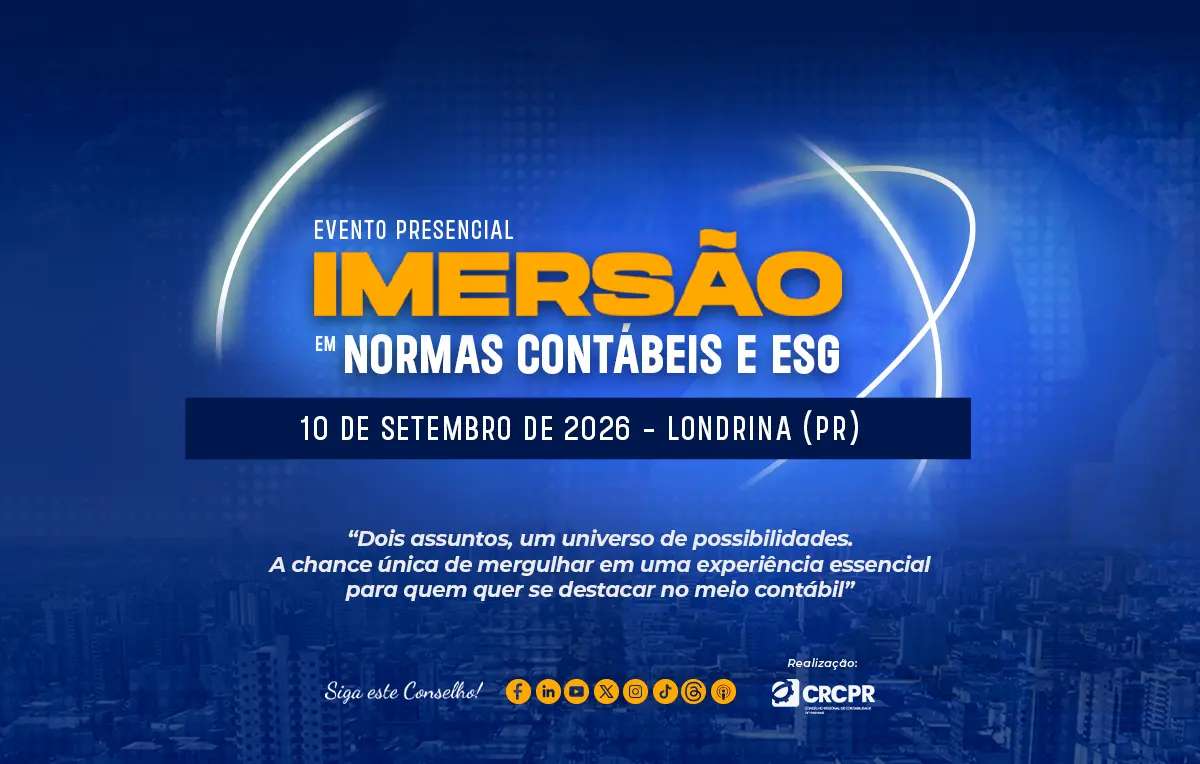 Imersão em Normas Contábeis e ESG leva debate sobre sustentabilidade e atualizações técnicas a Londrina