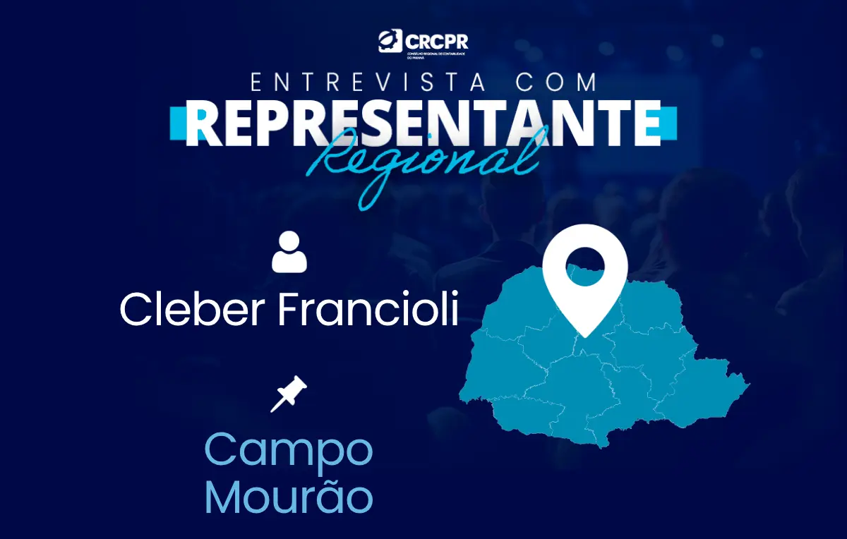 Conheça mais sobre o representante do CRCPR em Campo Mourão, Cleber Francioli