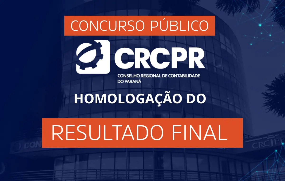 CRCPR homologa resultado final do Concurso Público 2026 com 460 candidatos classificados