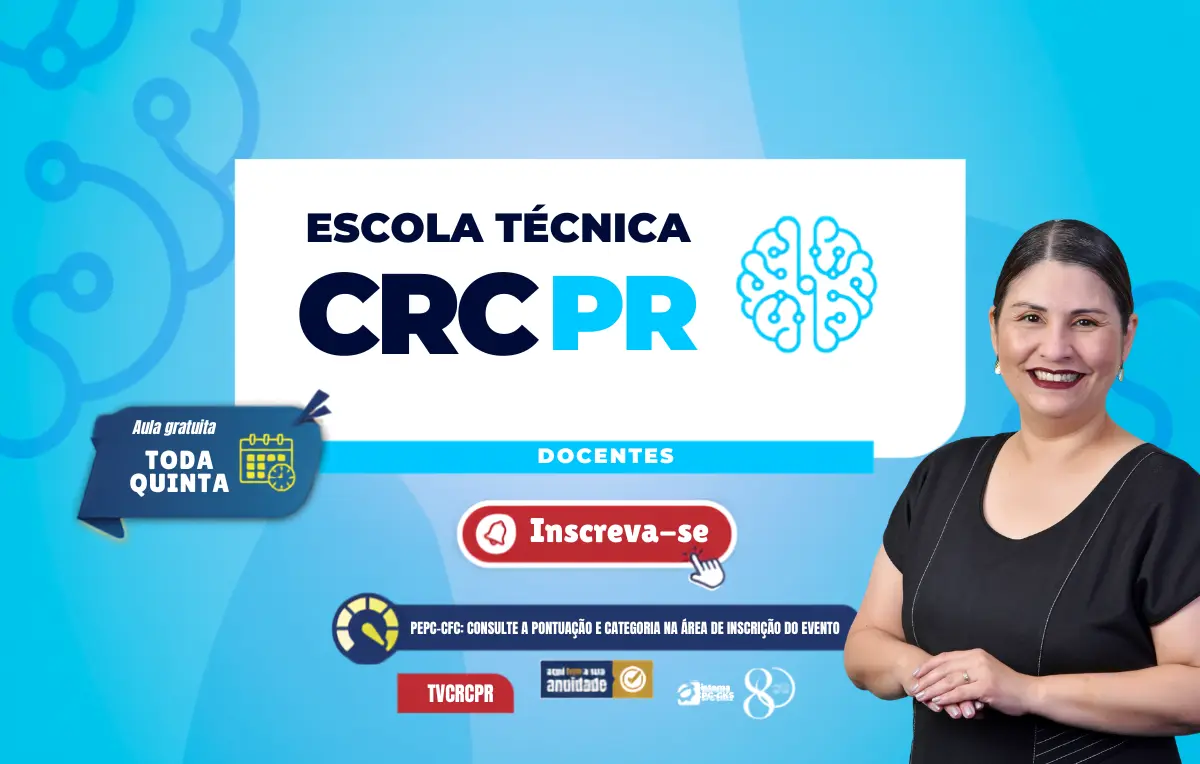 "Quando investimos na capacitação docente, estamos investindo na qualidade de toda uma geração de contadores", afirmou a vice-presidente de Desenvolvimento Profissional do CRCPR