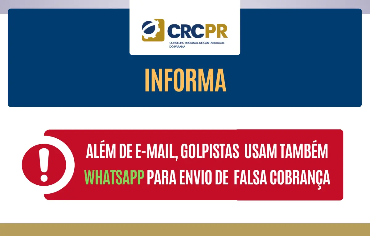 Nova modalidade de golpe: além de e-mail, golpistas usam também WhatsApp para envio de  falsa cobrança