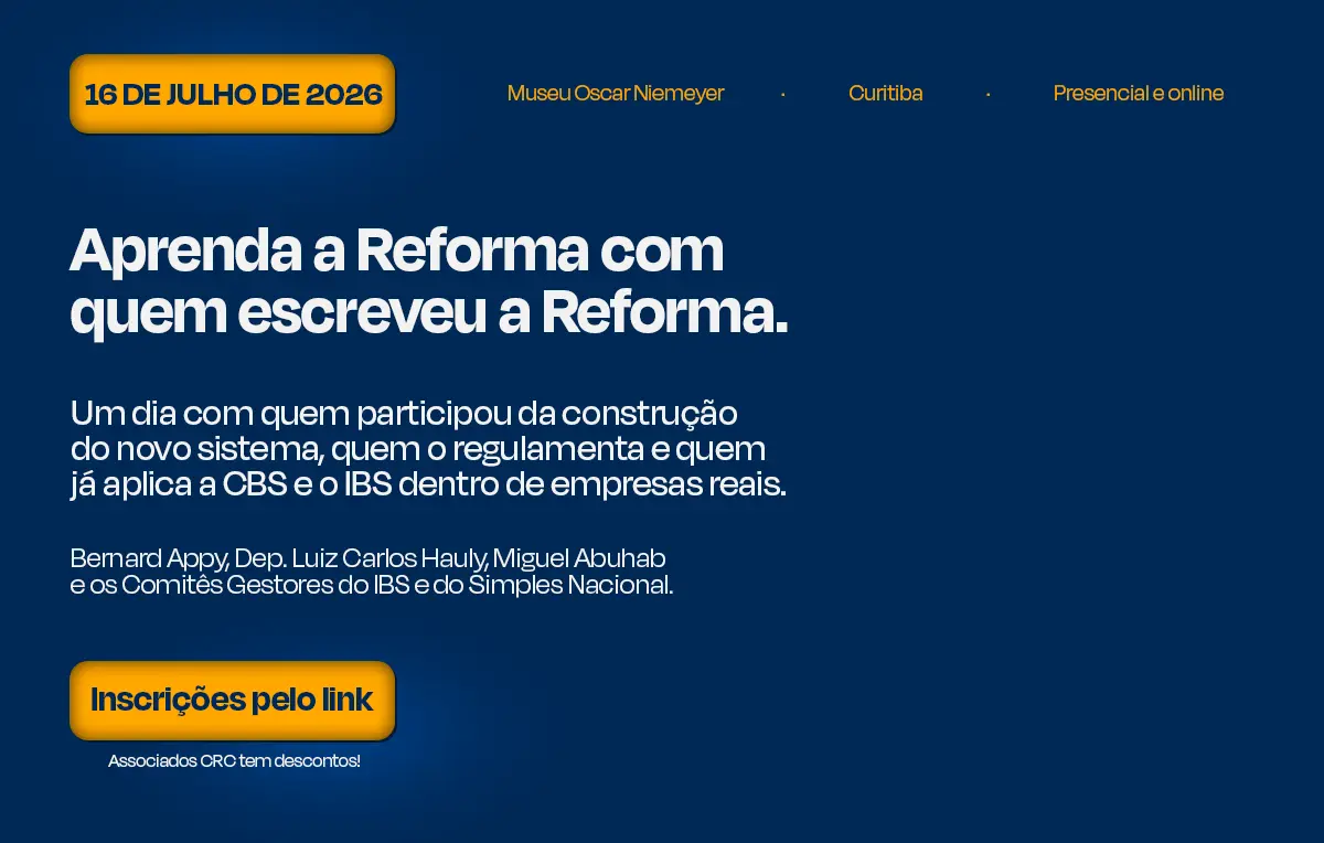 Curitiba receberá AtIVA Day 2026, sobre implantação prática da Reforma Tributária no Brasil