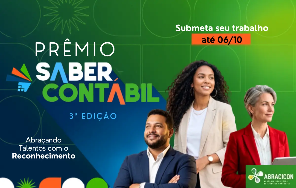 Inscrições abertas para a 3ª edição do Prêmio Saber Contábil – Concurso de Pesquisa em Ciência Contábil