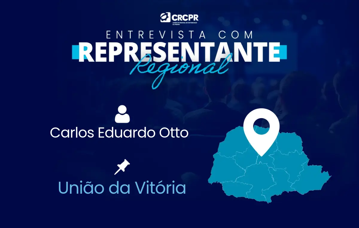 Conheça mais sobre o representante do CRCPR em União da Vitória, Carlos Eduardo Otto