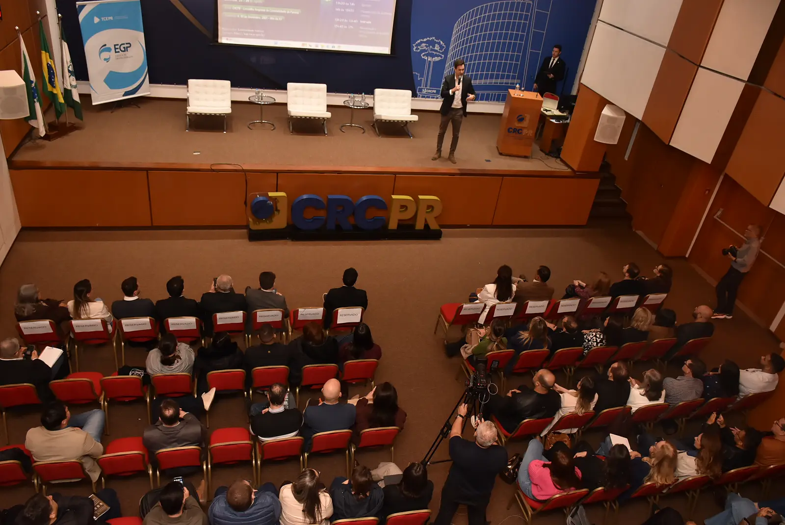 Auditório do CRCPR foi sede de evento promovido pelo TCE-PR