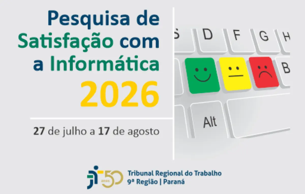 Pesquisa avalia os serviços de tecnologia da informação oferecidos pelo TRT-PR