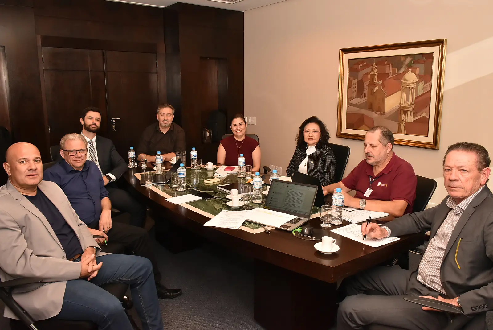 Liderado pelo presidente Everson Breda Carlin, o Conselho Diretor reuniu-se na quinta-feira (23)